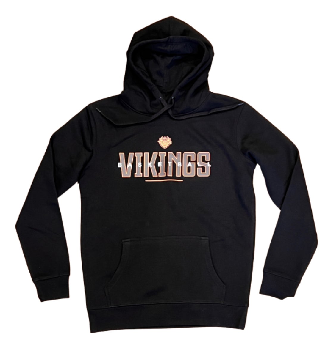 Black vikings hoodie hotsell